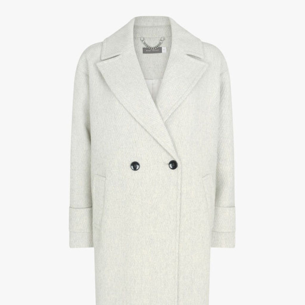 Mint Velvet "Chuck On" Coat, Light Grey - M